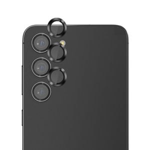 50pc EFM Camera Lens Protector Bulk Set for Samsung Galaxy S25 Carbon