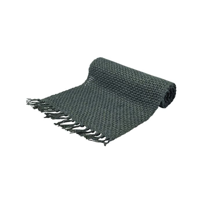 J.elliot Home Rowan 37x180cm Jute Table Runner - Evergreen