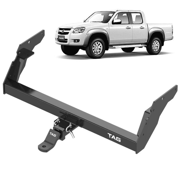 Tag Heavy Duty Towbar For Mazda Bt-50 2wd With Chrome Bumper Step (11/2006 - 08/2011)