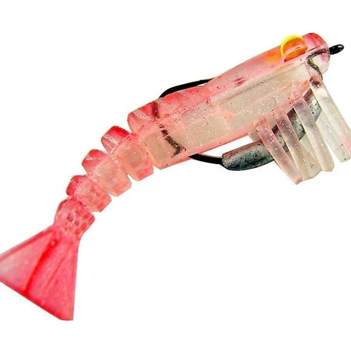 Zerek Live Shrimp - 50mm Pre Rigged-Lumo Eyes - 18 Colour - Kevlar Jointed Body