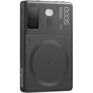 Godox MA5R RGB LED Light and Power Bank for Mobile Phone - Black