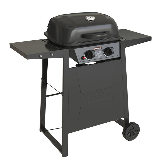 Jumbuck 2 Burner Gas BBQ with Roasting Hood