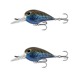 2x 13 Fishing 50mm Gordito Crankbait Fishing Lures - Old Gregg