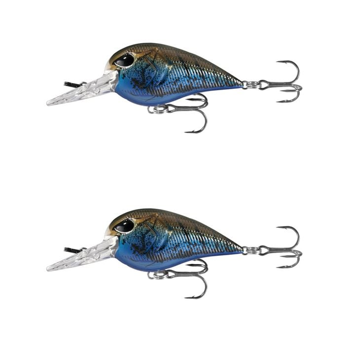 2x 13 Fishing 50mm Gordito Crankbait Fishing Lures - Old Gregg