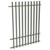 ProtectorAl 0350-1200W x 1500H Pale Eucalypt Aluminium Radiator Pool Fence Panel with mid rail