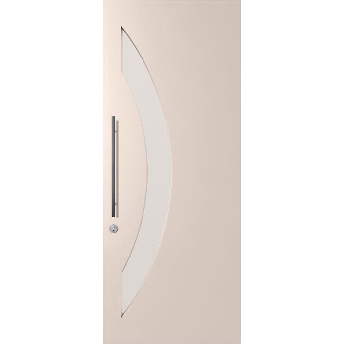 Corinthian 2040 x 820 x 40mm Entrance Door Primed Madison Translucent Glass PMAD111