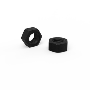 ZENITH M10 Hot Dipped Galvanised Black Hex Nuts - Each