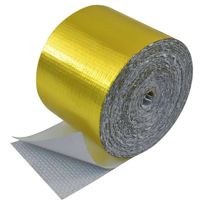 Cal Custom Heat Solutions Heat Reflective Tape 1-1/2" x 15', Adhesive Backed, Gold