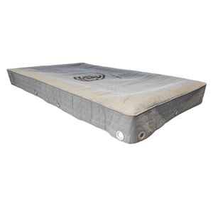 All Table Sports Deluxe Water-resistant 8ft Pool Table Storage/transport Cover, Extra Large Version, Light Grey