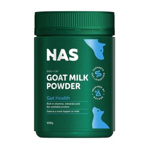 NAS Goat Milk Powder Gut Health Supplement for Dogs & Cats 400g