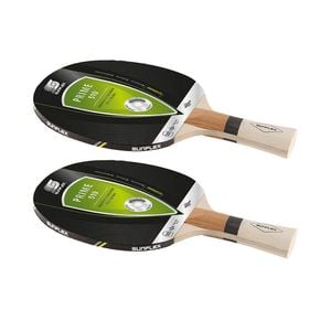 2PK Sunflex Prime S10 Table Tennis Bat/Paddle for Starters No Sponge Pips Out