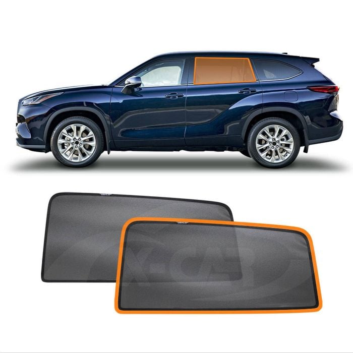 Rear Window Sun Shade for Toyota KLUGER 2021-Onwards  Car Sun Blind Mesh
