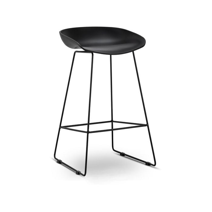 Replica Set of 2 Black Hee Welling Hay Barstools