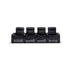 Anna Electric 4 Seater Home Theatre Recliner Top Grain Geniune Leather