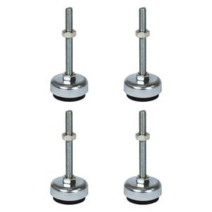 Richmond 30mm x M6 Steel Fixed Levelling Feet - 4 Pack