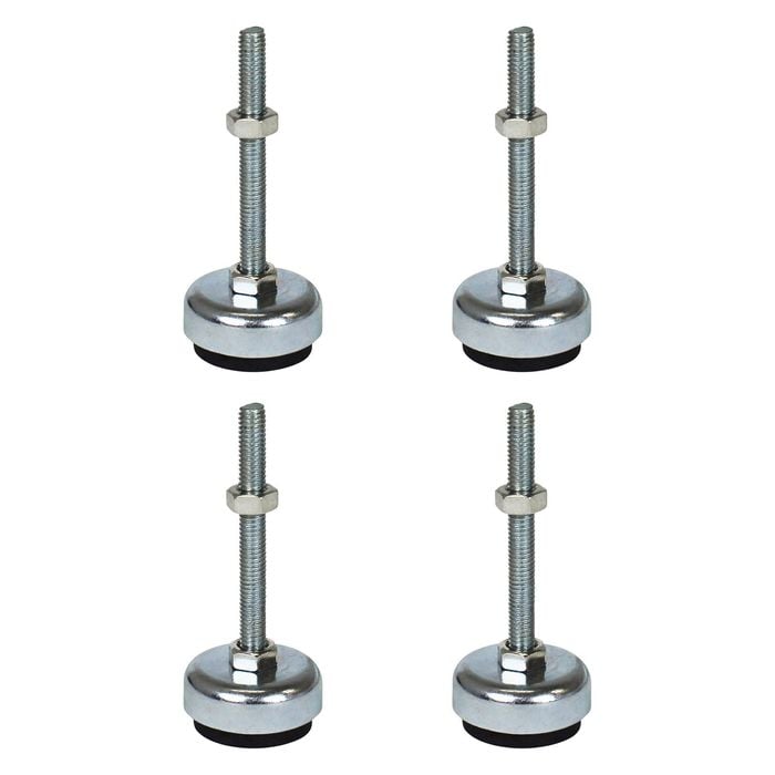 Richmond 30mm x M6 Steel Fixed Levelling Feet - 4 Pack