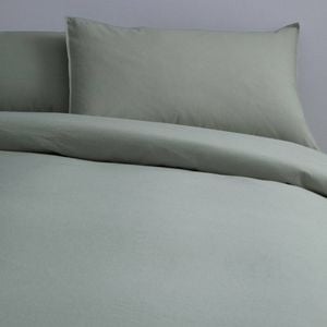 Canningvale Queen Cozi Cotton Quilt Cover Set - Mineral Green