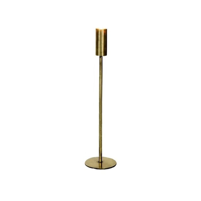 Ssh Collection Ava 50cm Tall Single Candle Stand - Brass