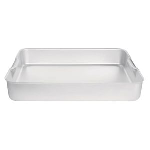 Vogue Aluminium Deep Roasting Pan 610mm Ovenware Bakeware Heavy Duty