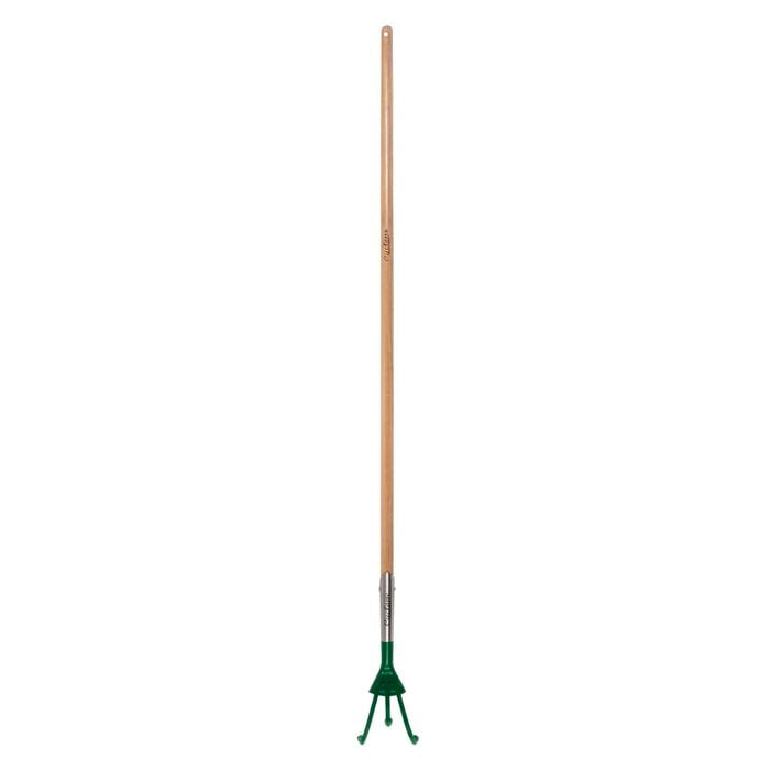 Cyclone 3 Prong Cultivator Long Timber Handle