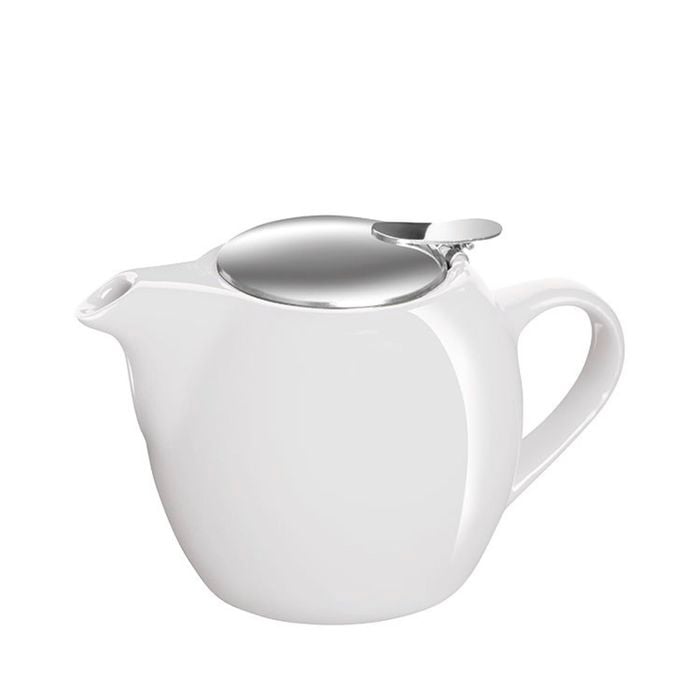 Avanti Camelia Ceramic Teapot 500ml Pure White