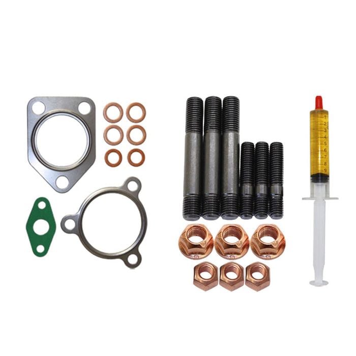 Turbo Charger Installation Stud, Gasket & Lubricant Kit For Hyundai Iload/imax D4cb 2.5l