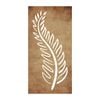 Strol 1200 x 600mm Corten Steel Silver Fern SereneScreen