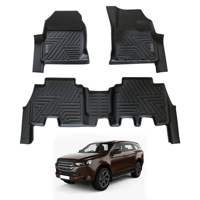 AUSGO Car Floor Mats for ISUZU MUX MU-X 2021-Onwards All-Weather Floor Liners