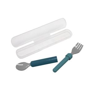 Melii Luxe Detachable Spoon & Fork Set - Blue