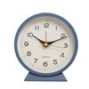 Catzon Analog Alarm Clock With Light Slient Battery Operated-blue