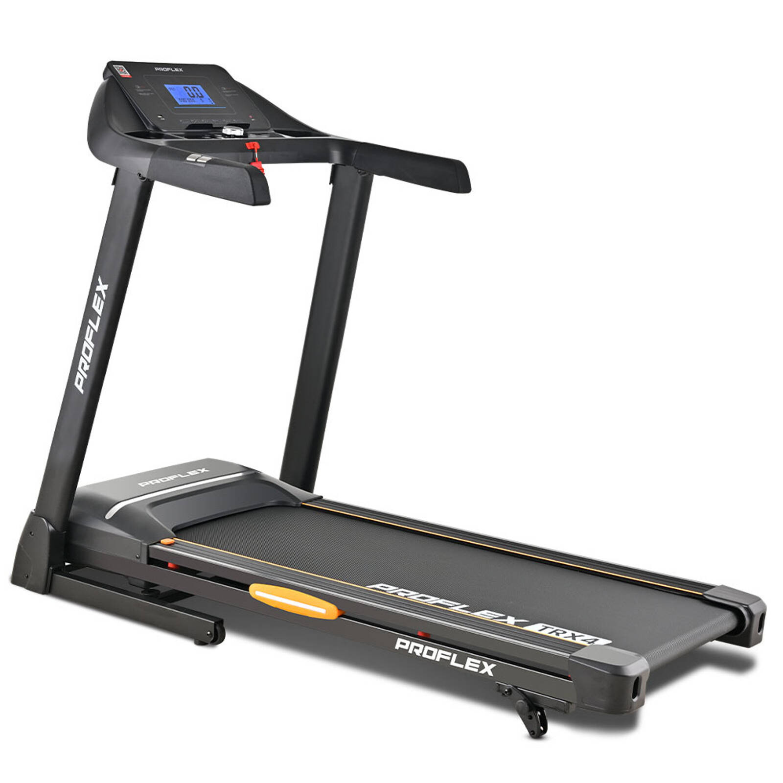 PROFLEX TRX4 Treadmill Running Machine Medium Foldable Auto Lubrication Bluetooth USB Music Pulse Sensors Fitness Tracker Bunnings Australia