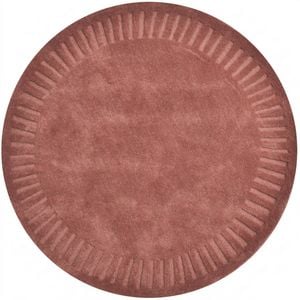 Handtufted Wool Rug-unique 6445-ash Rose-160x160cm