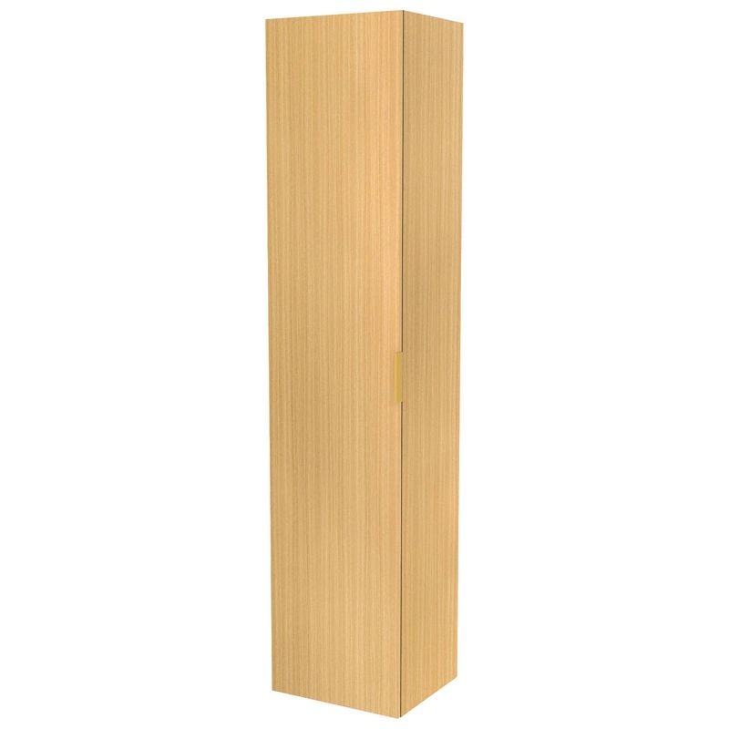 Lugna 2048 x 450 x 580mm Sand 3 Shelf 3 Drawers Left Hinged Door Storage Cabinet