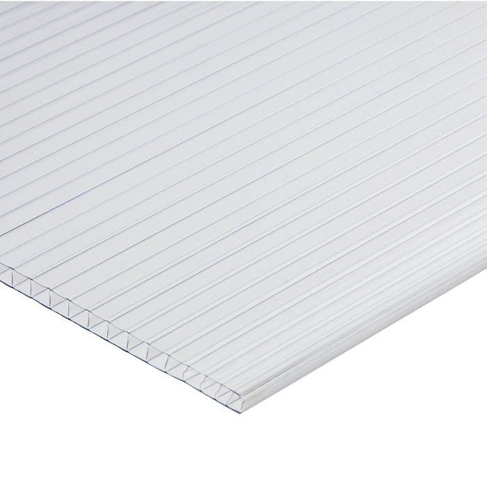Suntuf Sunlite 8mm x 610mm x 3.0m Clear Twinwall Polycarbonate Roofing
