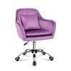 ALFORDSON Velvet Office Chair Orla Purple