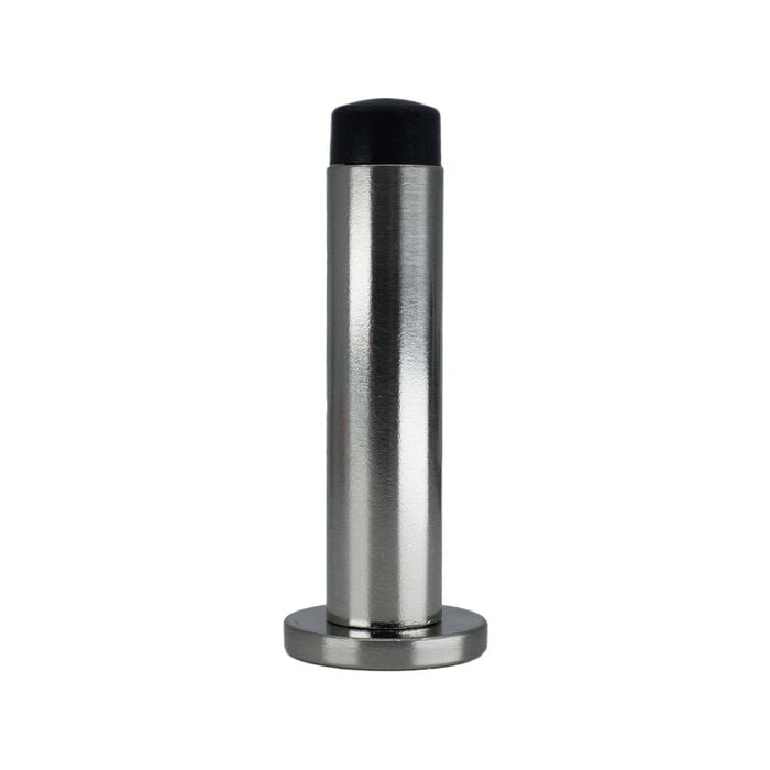 Adoored 85mm Satin Chrome Monument Door Stop - 6 Pack