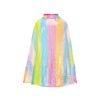 Great Pretenders Stripy Sequins Cape Kids/Girls Party Costume 4y+ Size 4-6