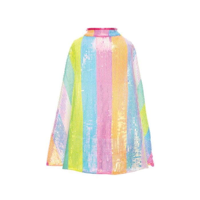 Great Pretenders Stripy Sequins Cape Kids/Girls Party Costume 4y+ Size 4-6