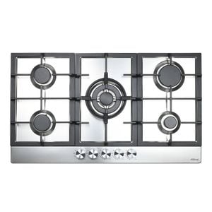 Mistral 90cm 5 Burner Gas Cooktop - Stainless Steel
