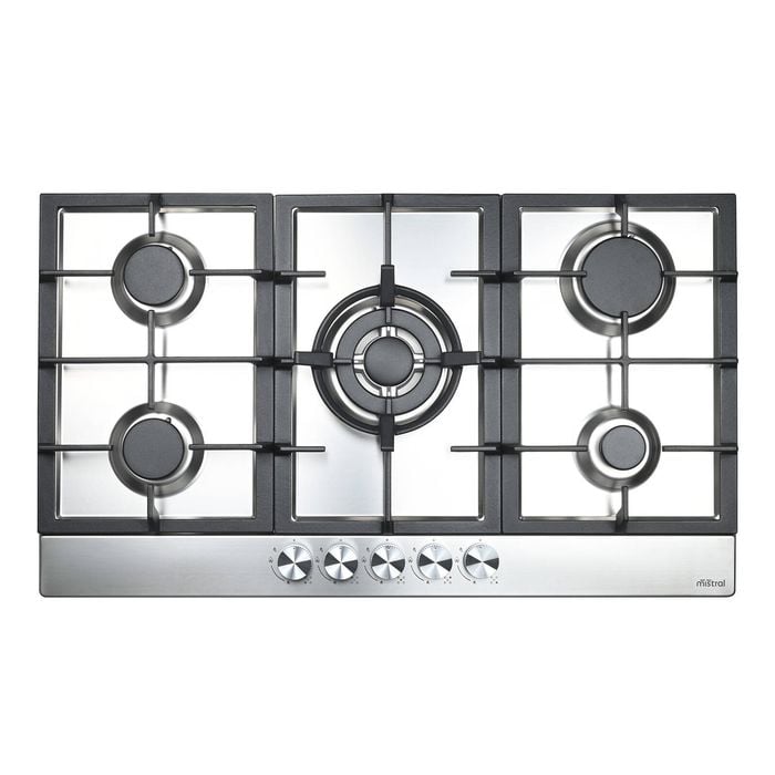 Mistral 90cm 5 Burner Gas Cooktop - Stainless Steel