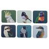 6PK Ashdene Hardboard/Cork 11cm Modern Birds Coaster Assorted