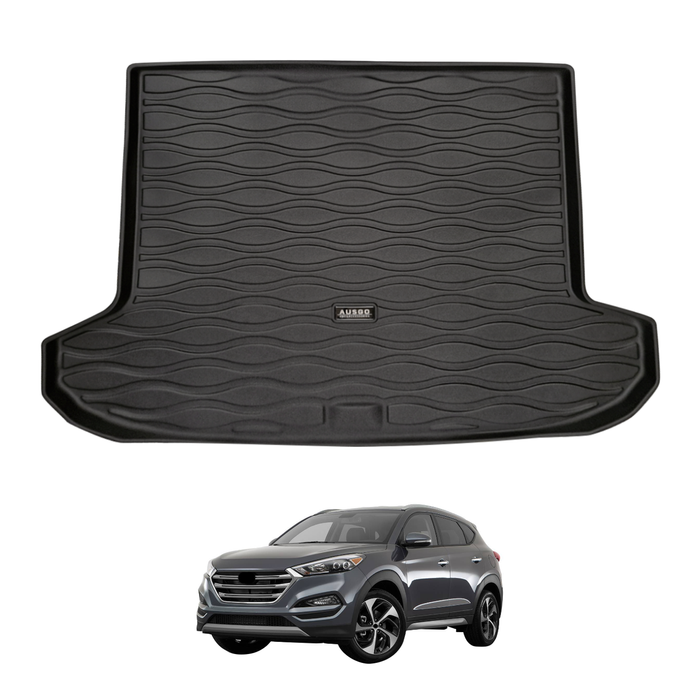 AUSGO Boot Liner for Hyundai Tucson 2015-2021 Cargo Trunk Mat Boot Mat