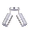 CLA Lighting MR16 Exterior Wall Pillar 2-Light Adjustable Spot Light (316 Stainless Steel) IP65