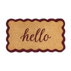 Madras link 40 x 70cm hello scallop coir mat
