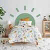 Jack & Ava Comforter Set At The Zoo Double Bed