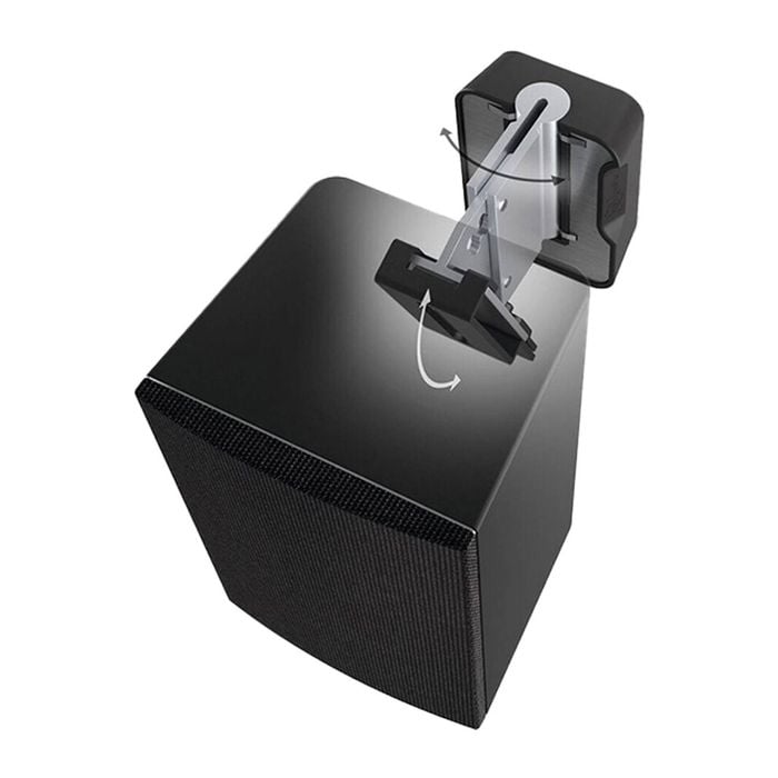 Vogel's Sound 3200B Tiltable Wall Mount Adjustable Storage For Speaker Black