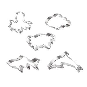 Professional Bake Cookie Cutter Set Of 5 Under The Sea Soffritto