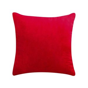 NNEOBA Velvet Pillow Cases Cushion Cover(35-Red)45cmx45cm