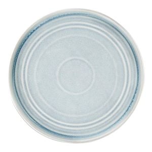 Olympia Cavolo Flat Round Plates Ice Blue 270mm 4 Pack Ceramic Dinnerware