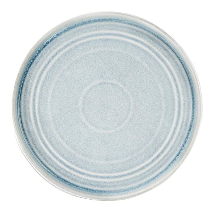 Olympia Cavolo Flat Round Plates Ice Blue 270mm 4 Pack Ceramic Dinnerware